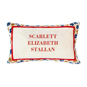 Floral Custom Pillow