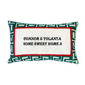 Green Custom Pillow