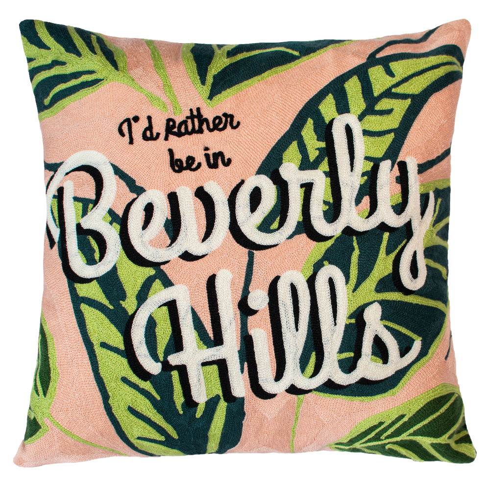 Beverly Hills Needlepoint Cushion