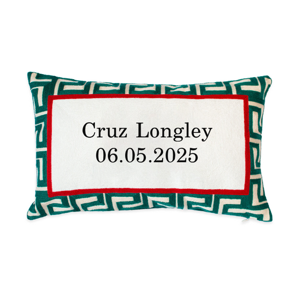 Green Custom Pillow