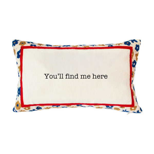 Floral Custom Pillow