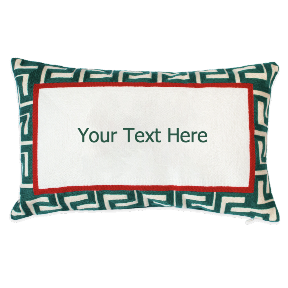 Green Custom Pillow