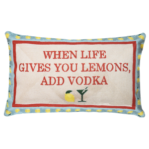 When Life Gives You Lemons Needlepoint Cushion