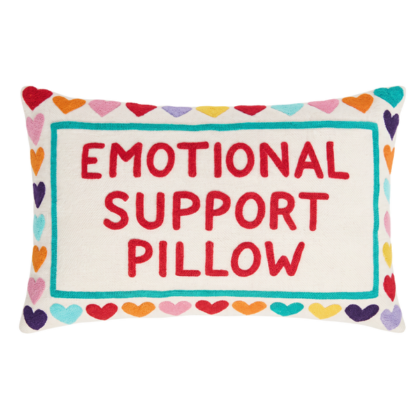 Emotional Support Pillow Needlepoint Cushion