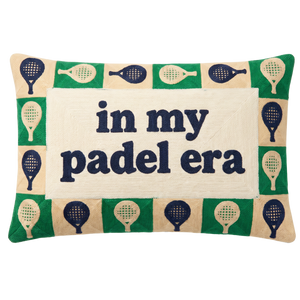 PREORDER In My Padel Era Needlepoint Pillow