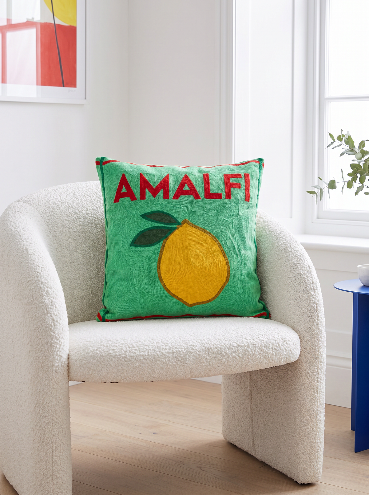 Amalfi Needlepoint Pillow
