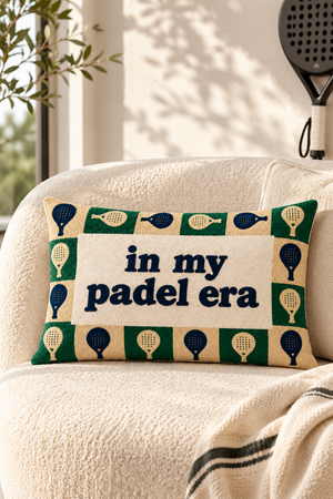 PREORDER In My Padel Era Needlepoint Pillow