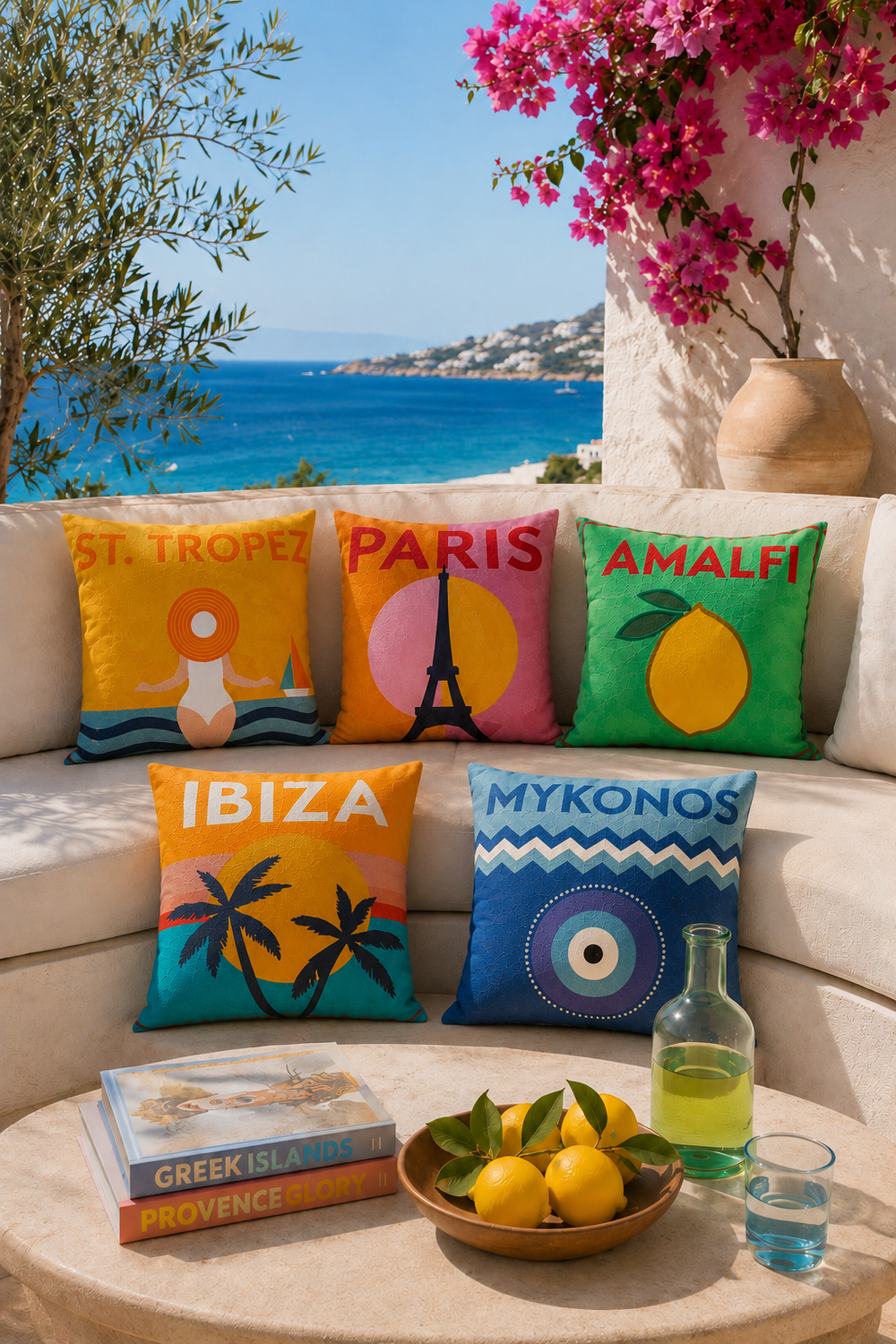 European Locations Pillow Bundle