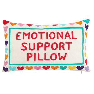 Emotional Support Pillow Needlepoint Cushion