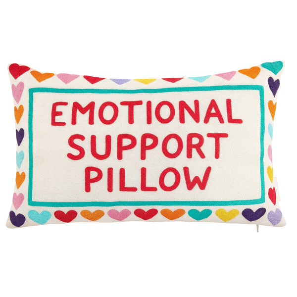 Emotional Support Pillow Needlepoint Cushion