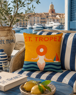 St. Tropez Needlepoint Pillow