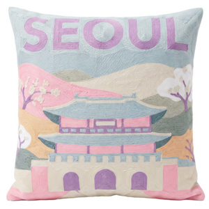 Seoul Needlepoint Pillow