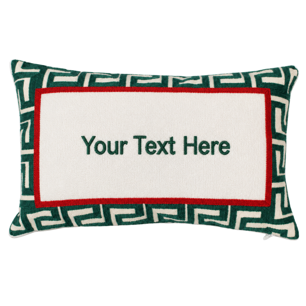 Green Custom Pillow
