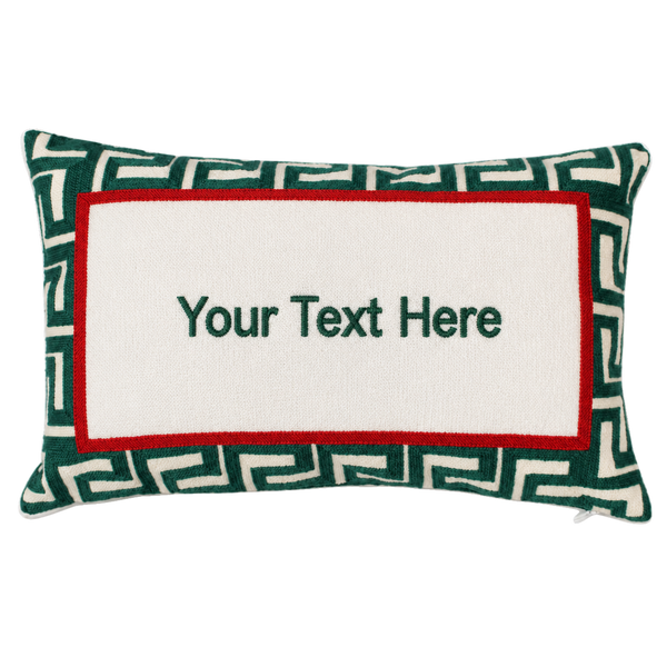 Green Custom Pillow