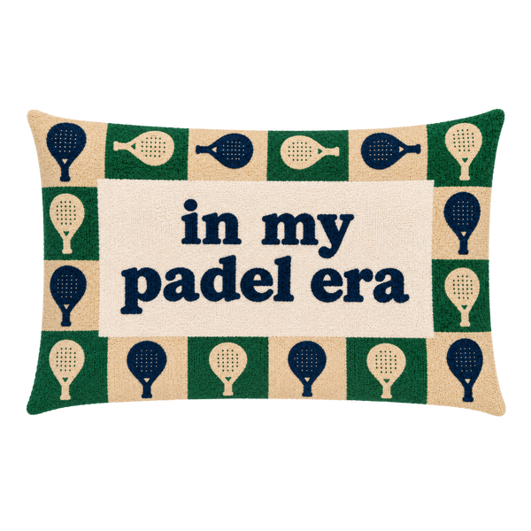 PREORDER In My Padel Era Needlepoint Pillow