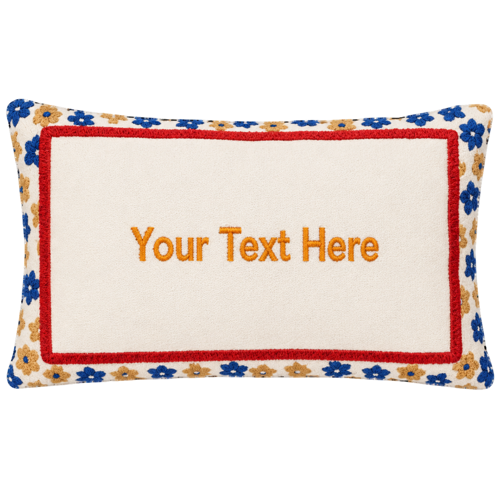 Floral Custom Pillow