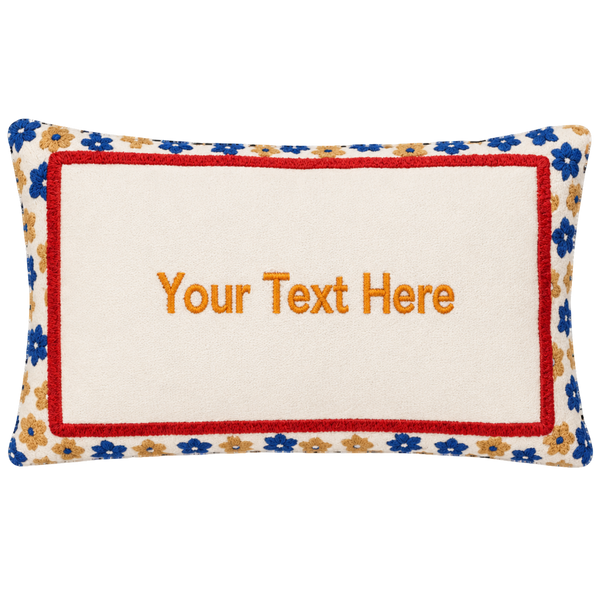 Floral Custom Pillow