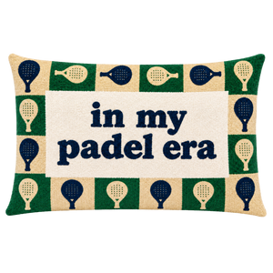 PREORDER In My Padel Era Needlepoint Pillow