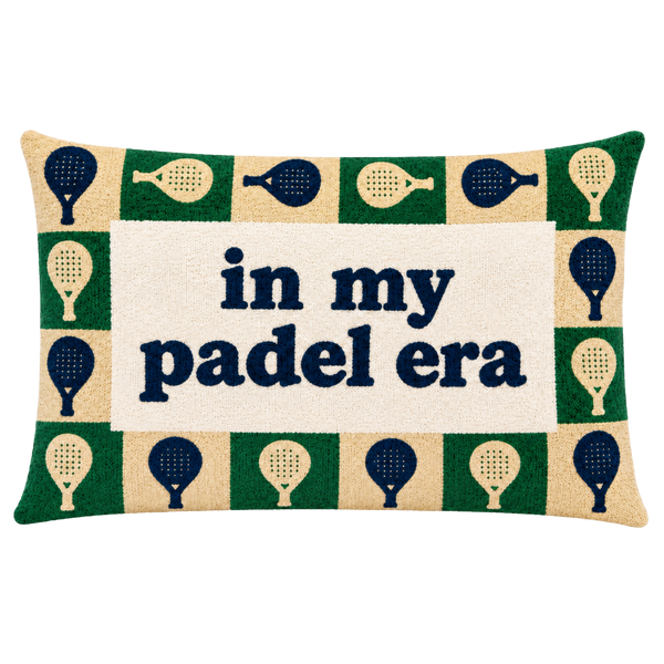 PREORDER In My Padel Era Needlepoint Pillow