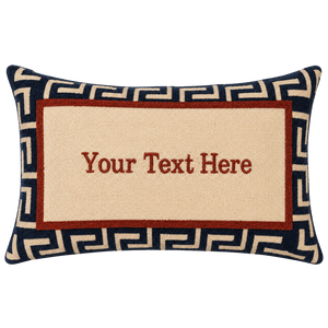 Blue Custom Pillow