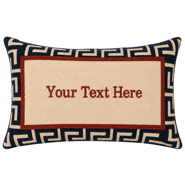 Blue Custom Pillow