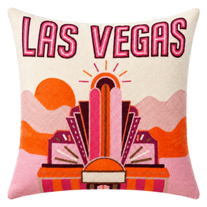 Las Vegas Needlepoint Pillow