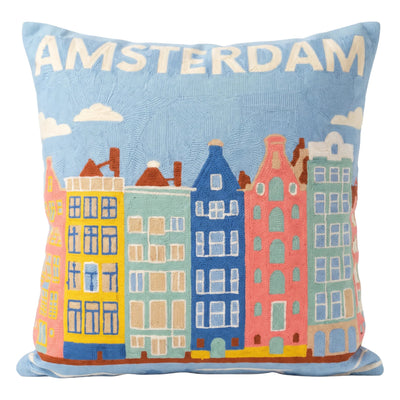 Amsterdam Needlepoint Pillow