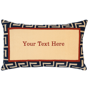 Blue Custom Pillow