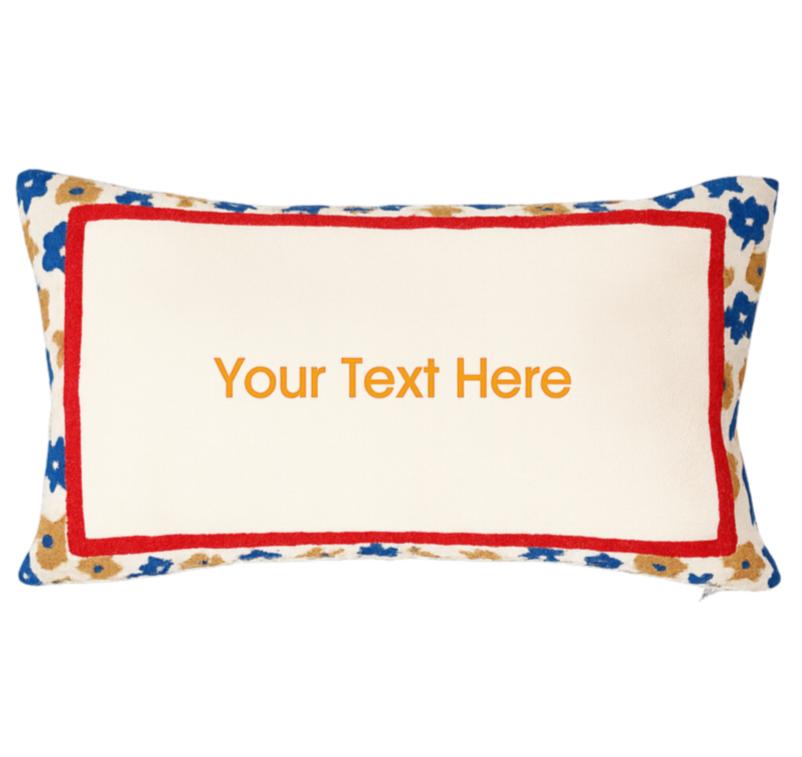 Floral Custom Pillow