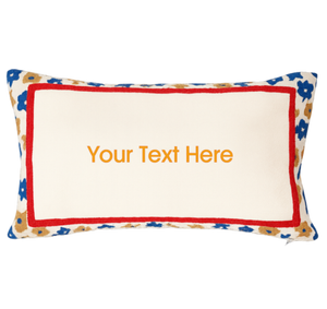 Floral Custom Pillow