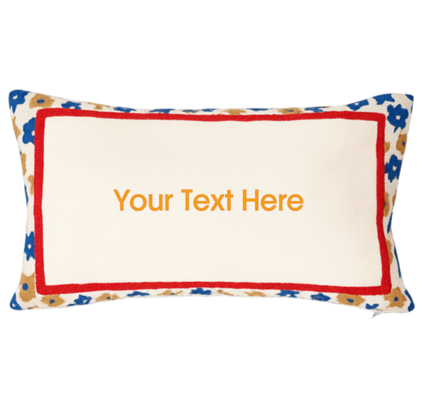 Floral Custom Pillow