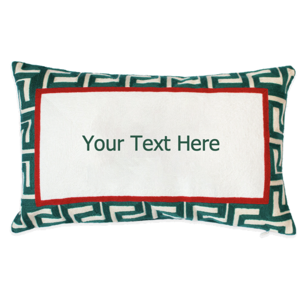 Green Custom Pillow