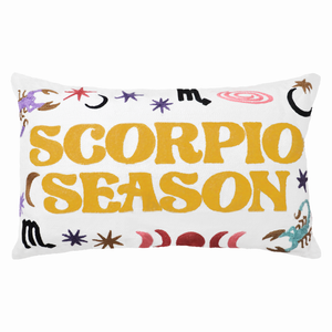 Scorpio Season Needlepoint Cushion