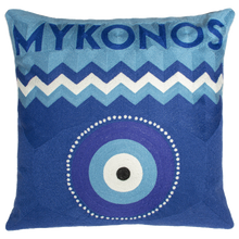 Load image into Gallery viewer, Mykonos Needlepoint Cushion