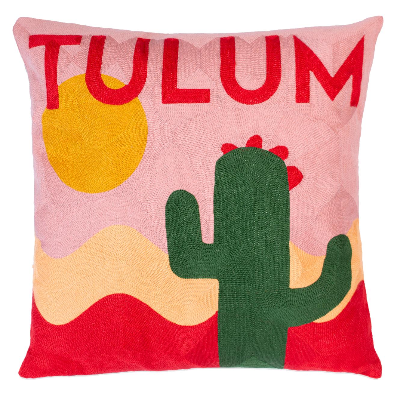 Tulum Needlepoint Cushion